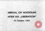 Image Benito Mussolini Allemagne, 1943, de la seconde 1 séquences d'archives historiques vidéo 65675047365