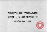 Image Benito Mussolini Allemagne, 1943, de la seconde 3 séquences d'archives historiques vidéo 65675047365