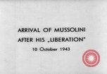 Image Benito Mussolini Allemagne, 1943, de la seconde 4 séquences d'archives historiques vidéo 65675047365