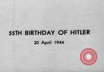 Image 55e anniversaire de Hitler Allemagne, 1944, de la seconde 6 séquences d'archives historiques vidéo 65675047366