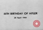 Image 55e anniversaire de Hitler Allemagne, 1944, de la seconde 7 séquences d'archives historiques vidéo 65675047366