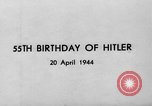 Image 55e anniversaire de Hitler Allemagne, 1944, de la seconde 11 séquences d'archives historiques vidéo 65675047366