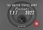 Standbild Rifle Squad Truppen United States USA, 1961, aus Sekunde 3 historischem Filmmaterial Videoclip 65675047370