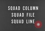 Standbild Rifle Squad Truppen United States USA, 1961, aus Sekunde 61 historischem Filmmaterial Videoclip 65675047371