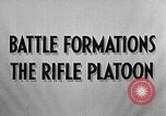 Image of The Rifle Platoon United States USA, 1942, second 24 stock footage video 65675047380