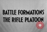 Image of The Rifle Platoon United States USA, 1942, second 26 stock footage video 65675047380