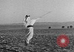 Image berger arabe joue instrument Palestine, 1941, de la seconde 57 séquences d'archives historiques vidéo 65675047419
