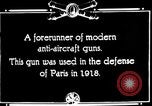 Image of 105 mm antiaircraft gun Aberdeen Proving Ground Maryland USA, 1927, second 8 stock footage video 65675047430