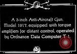 Image of 3-inch anti-aircraft gun Aberdeen Proving Ground Maryland USA, 1927, second 1 stock footage video 65675047435