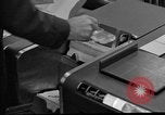 Image of IBM 7090 computer Omaha Nebraska Offutt Air Force Base USA, 1960, second 4 stock footage video 65675047441