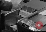 Image of IBM 7090 computer Omaha Nebraska Offutt Air Force Base USA, 1960, second 10 stock footage video 65675047441