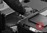 Image of IBM 7090 computer Omaha Nebraska Offutt Air Force Base USA, 1960, second 16 stock footage video 65675047441
