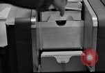 Image of IBM 7090 computer Omaha Nebraska Offutt Air Force Base USA, 1960, second 50 stock footage video 65675047441