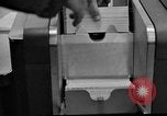 Image of IBM 7090 computer Omaha Nebraska Offutt Air Force Base USA, 1960, second 51 stock footage video 65675047441