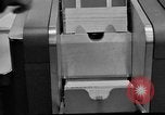 Image of IBM 7090 computer Omaha Nebraska Offutt Air Force Base USA, 1960, second 52 stock footage video 65675047441