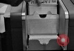 Image of IBM 7090 computer Omaha Nebraska Offutt Air Force Base USA, 1960, second 58 stock footage video 65675047441