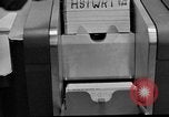 Image of IBM 7090 computer Omaha Nebraska Offutt Air Force Base USA, 1960, second 60 stock footage video 65675047441