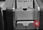 Image of IBM 7090 computer Omaha Nebraska Offutt Air Force Base USA, 1960, second 61 stock footage video 65675047441