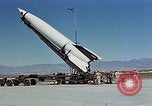 Image of German V-2 rocket White Sands New Mexico USA, 1946, second 16 stock footage video 65675047465