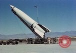 Image of German V-2 rocket White Sands New Mexico USA, 1946, second 30 stock footage video 65675047465