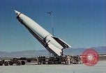 Image of German V-2 rocket White Sands New Mexico USA, 1946, second 36 stock footage video 65675047465