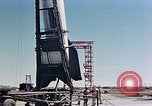 Image of German V-2 rocket White Sands New Mexico USA, 1946, second 54 stock footage video 65675047465