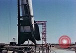 Image of German V-2 rocket White Sands New Mexico USA, 1946, second 57 stock footage video 65675047465