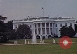 Image of South Facade of White House Washington DC USA, 1962, second 4 stock footage video 65675047508