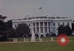 Image of South Facade of White House Washington DC USA, 1962, second 12 stock footage video 65675047508