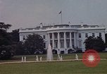 Image of South Facade of White House Washington DC USA, 1962, second 17 stock footage video 65675047508