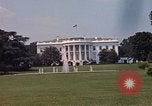 Image of South Facade of White House Washington DC USA, 1962, second 26 stock footage video 65675047508