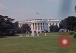 Image of South Facade of White House Washington DC USA, 1962, second 27 stock footage video 65675047508