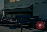 Image of X-15 rocket powered aircraft Los Angeles California USA, 1958, second 6 stock footage video 65675047510