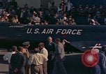 Image of X-15 rocket powered aircraft Los Angeles California USA, 1958, second 31 stock footage video 65675047510