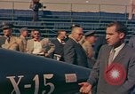 Image of X-15 rocket powered aircraft Los Angeles California USA, 1958, second 61 stock footage video 65675047511
