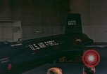 Image of X-15 rocket powered aircraft Los Angeles California USA, 1958, second 53 stock footage video 65675047512