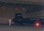 Image of X-15 rocket powered aircraft Los Angeles California USA, 1958, second 47 stock footage video 65675047513
