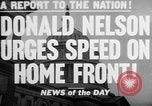 Standbild Donald M Nelson Washington DC USA, 1943, aus Sekunde 1 historischem Filmmaterial Videoclip 65675047521