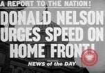 Standbild Donald M Nelson Washington DC USA, 1943, aus Sekunde 6 historischem Filmmaterial Videoclip 65675047521