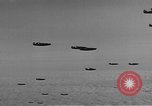Image of B-24 Liberators in Operation Tidal Wave Europe, 1943, second 57 stock footage video 65675047530