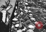 Standbild USA Konvoi Saipan Nördliche Marianen, 1944, aus Sekunde 25 historischem Filmmaterial Videoclip 65675047535
