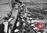 Standbild USA Konvoi Saipan Nördliche Marianen, 1944, aus Sekunde 27 historischem Filmmaterial Videoclip 65675047535