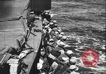 Standbild USA Konvoi Saipan Nördliche Marianen, 1944, aus Sekunde 28 historischem Filmmaterial Videoclip 65675047535