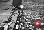 Standbild USA Konvoi Saipan Nördliche Marianen, 1944, aus Sekunde 29 historischem Filmmaterial Videoclip 65675047535