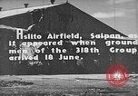 Standbild erfasst japanischen Flugplatz in Zweiten Weltkrieg Aslito Flugplatz Saipan Marianen, 1944, aus Sekunde 5 historischem Filmmaterial Videoclip 65675047536