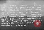 Standbild P-47s von 318 Fighter Group Ankunft in Saipan Saipan Marianen, 1944, aus Sekunde 9 historischem Filmmaterial Videoclip 65675047539
