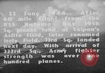 Standbild P-47s von 318 Fighter Group Ankunft in Saipan Saipan Marianen, 1944, aus Sekunde 12 historischem Filmmaterial Videoclip 65675047539