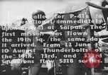 Image of US Army Air Forces 318th Fighter Group P-47 aircraft  Aslito Airfield Saipan Mariana Islands, 1944, second 4 stock footage video 65675047544