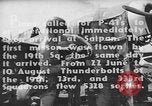 Image of US Army Air Forces 318th Fighter Group P-47 aircraft  Aslito Airfield Saipan Mariana Islands, 1944, second 6 stock footage video 65675047544