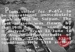 Image of US Army Air Forces 318th Fighter Group P-47 aircraft  Aslito Airfield Saipan Mariana Islands, 1944, second 24 stock footage video 65675047544